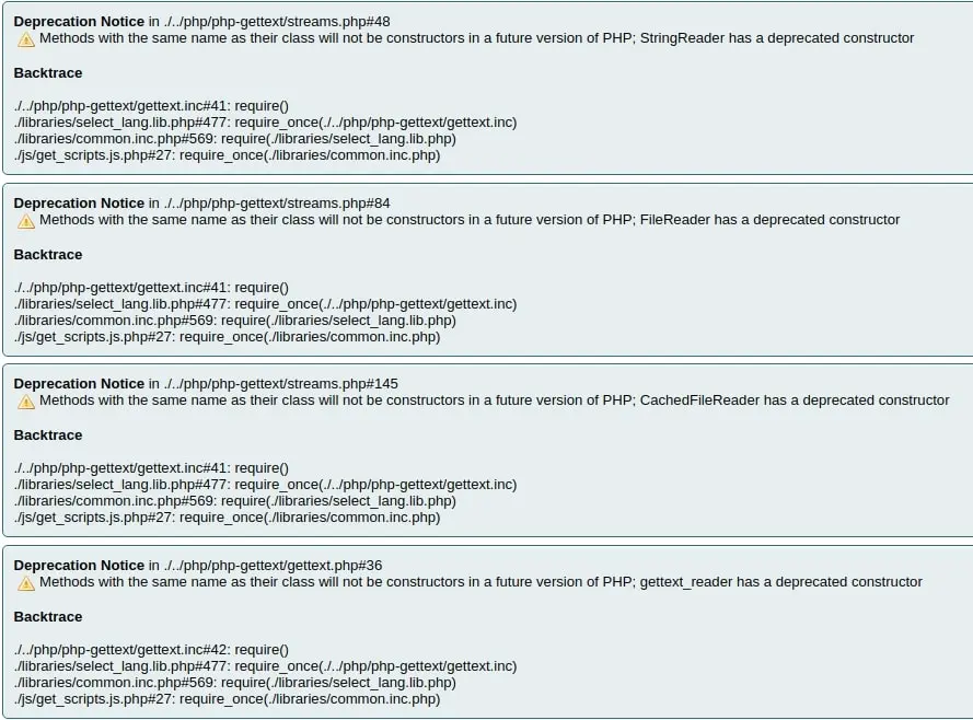 Помилки phpMyAdmin