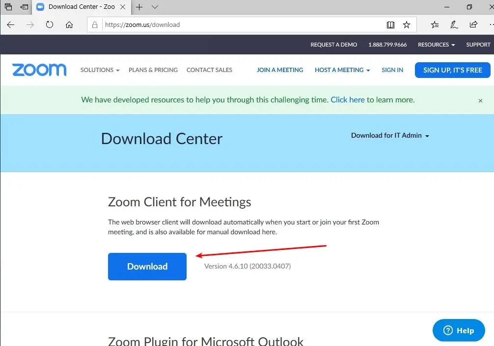 Звантажити Zoom для Windows