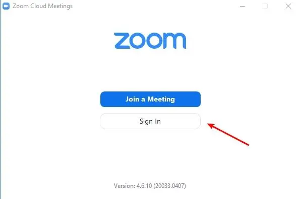 Авторизація в Zoom