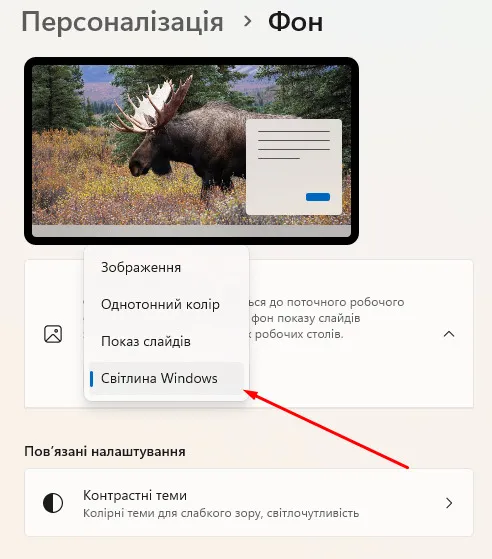 Функція "Windows Spotlight"