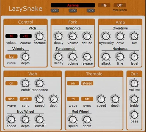 LazySnake free e-piano