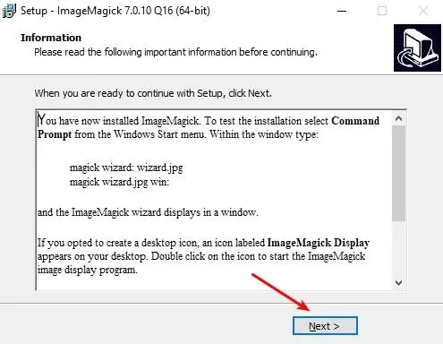 Встановлення ImageMagick у Windows