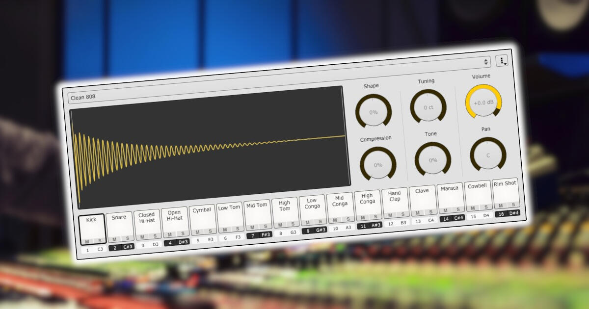 Decomposer Sitala – VST-семплер ударних інструментів