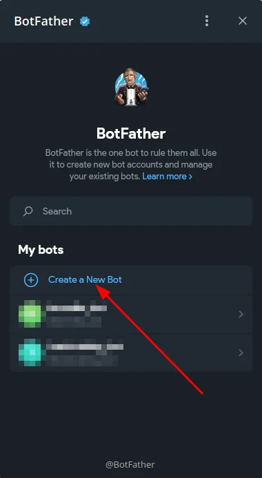 Створення нового бота в Telegram